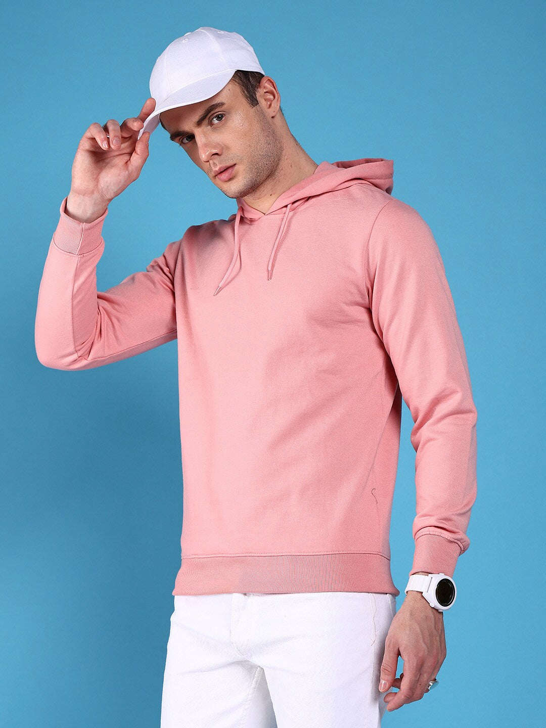 Men's Solid Regular Fit Sweatshirt