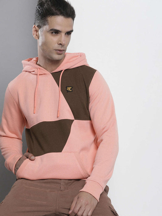 Men's Colourblocked Regular Fit Sweatshirt