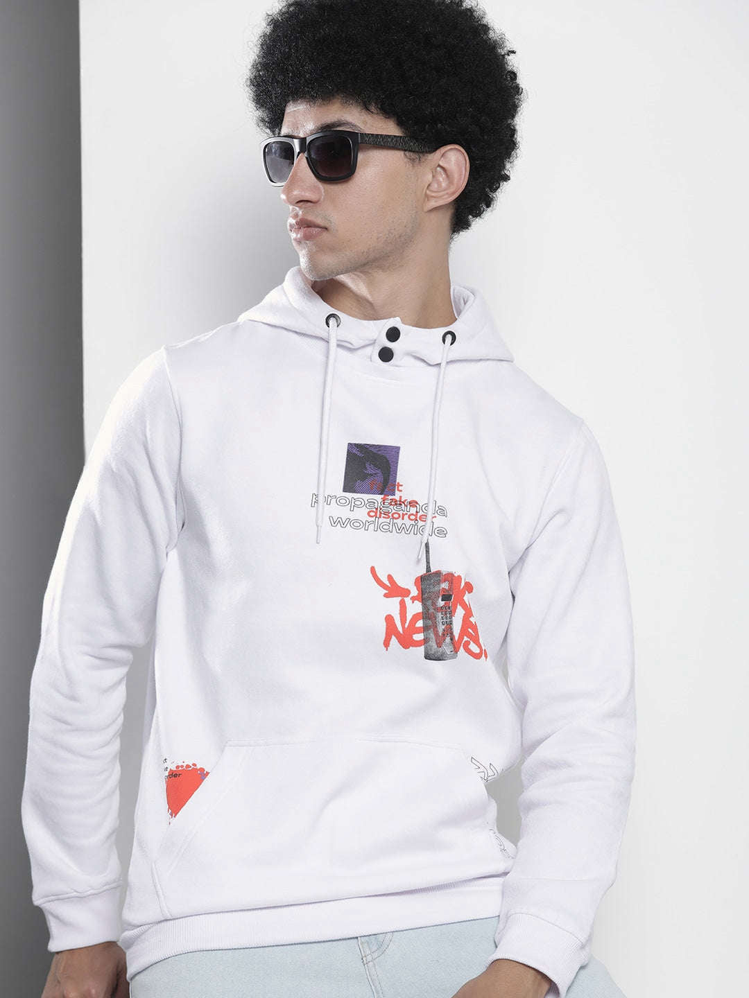 Men's Printed Regular Fit Sweatshirt