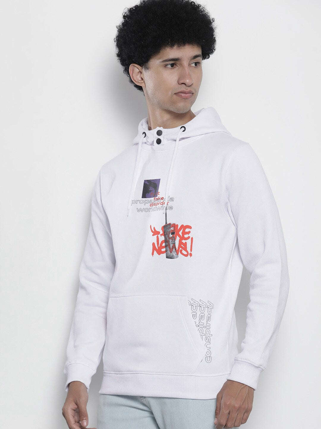 Men's Printed Regular Fit Sweatshirt