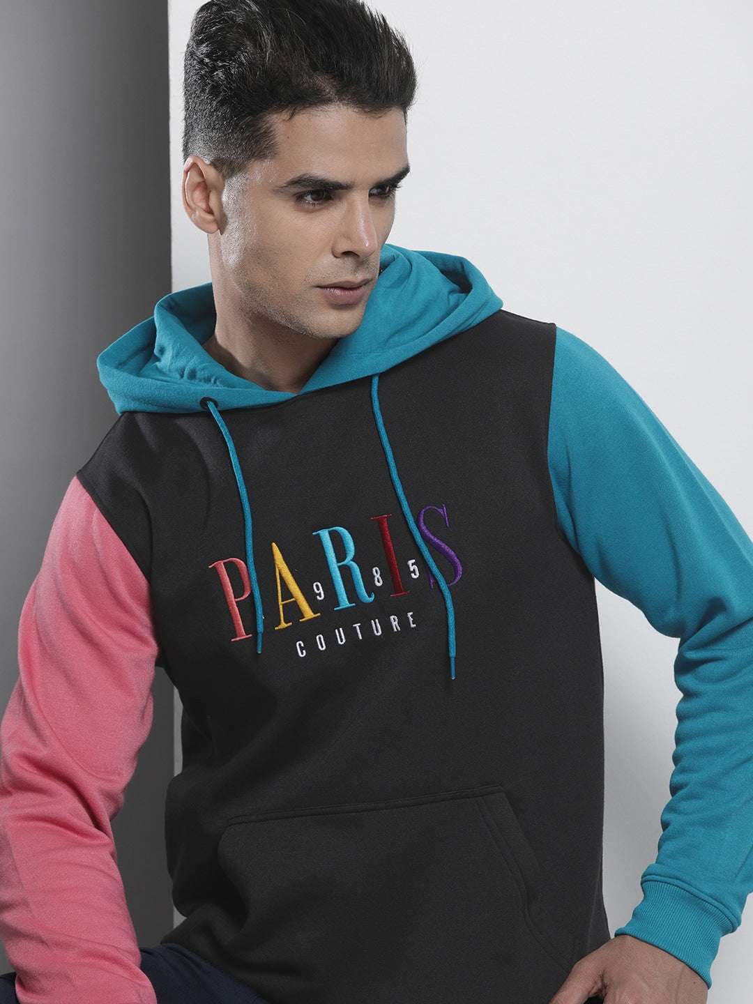 Men's Embroidered Regular Fit Sweatshirt