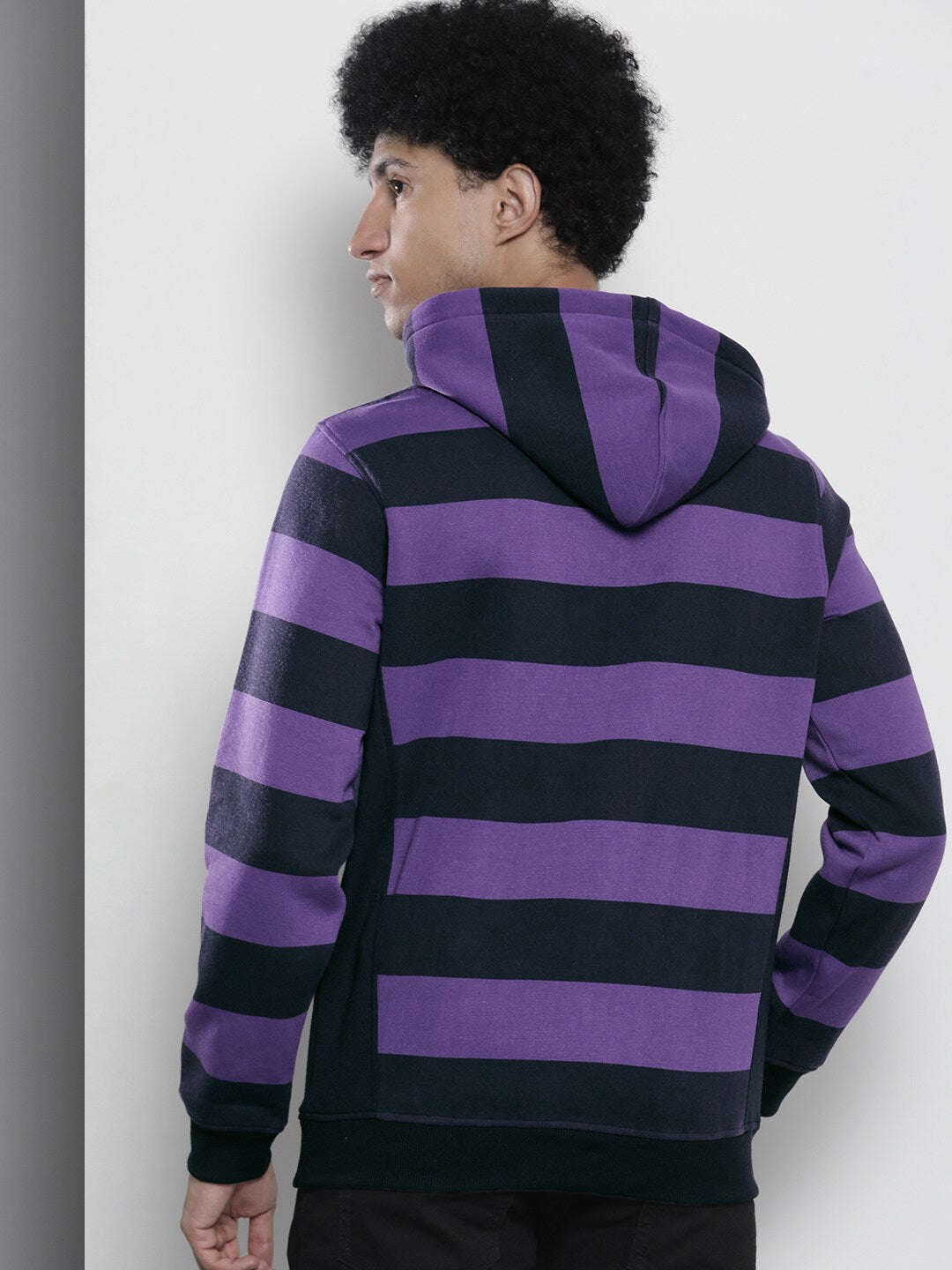 Men's Striped Regular Fit Sweatshirt