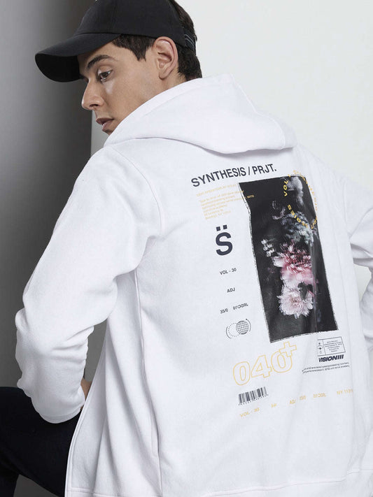 Men's Back Printed Regular Fit Sweatshirt