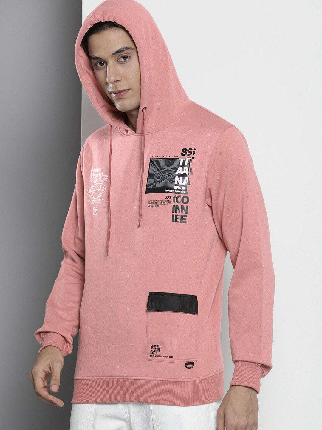 Men's Printed Regular Fit Sweatshirt