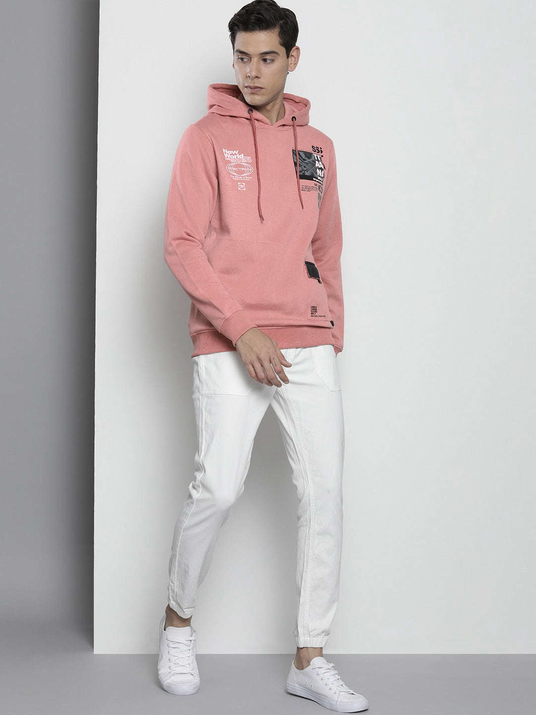 Men's Printed Regular Fit Sweatshirt