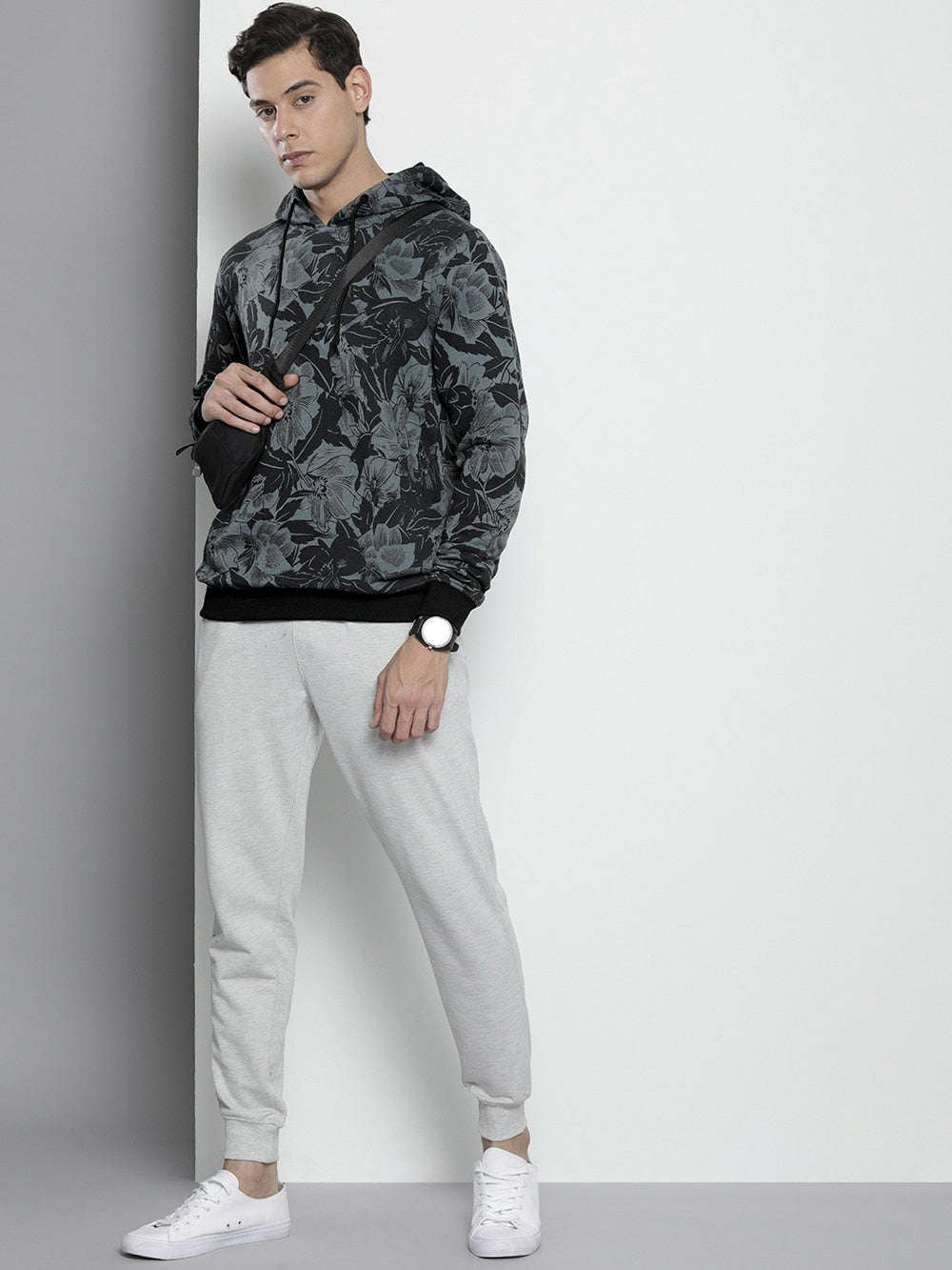 Men's Printed Regular Fit Sweatshirt