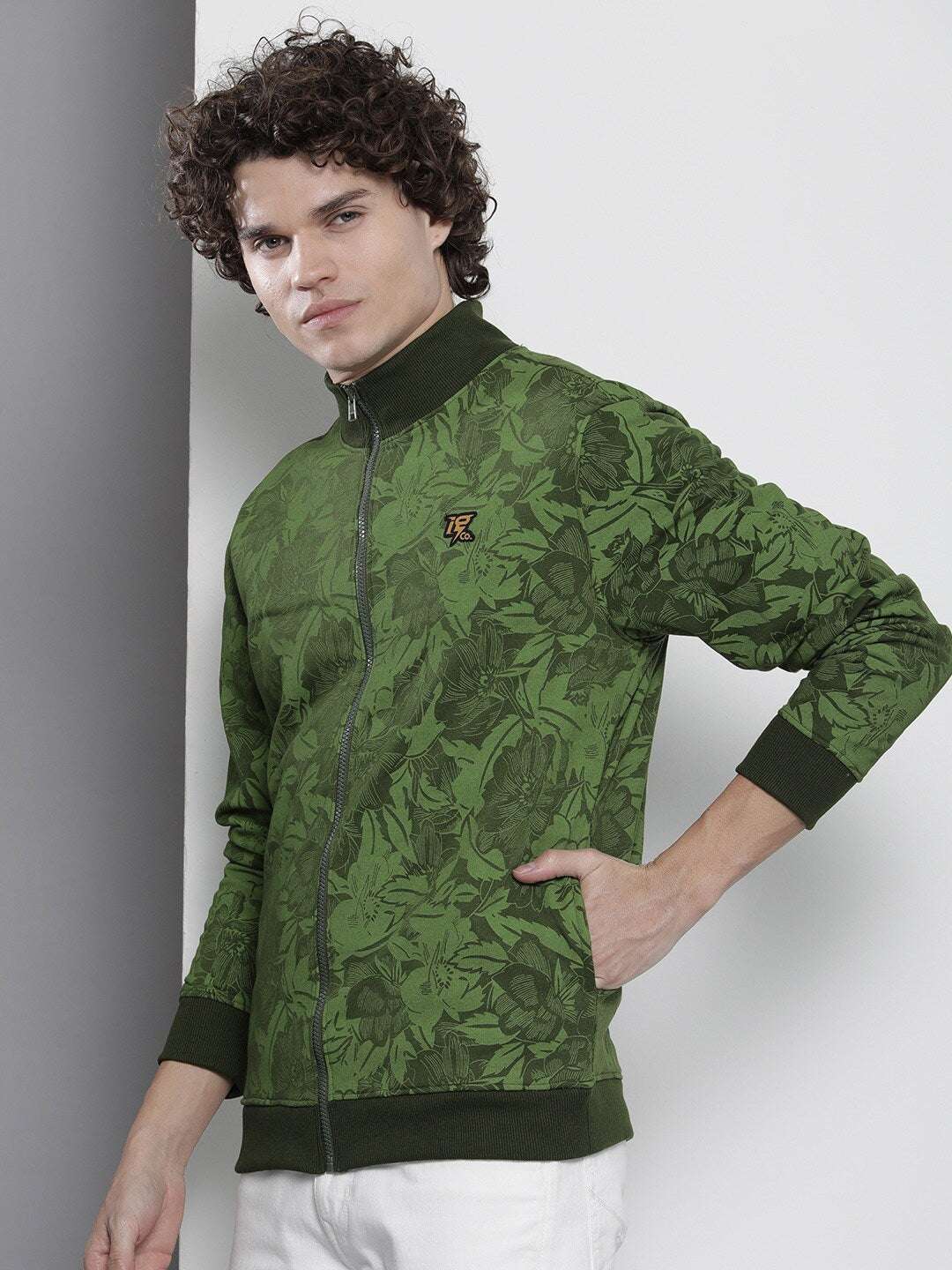 Men's Floral Regular Fit Sweatshirt