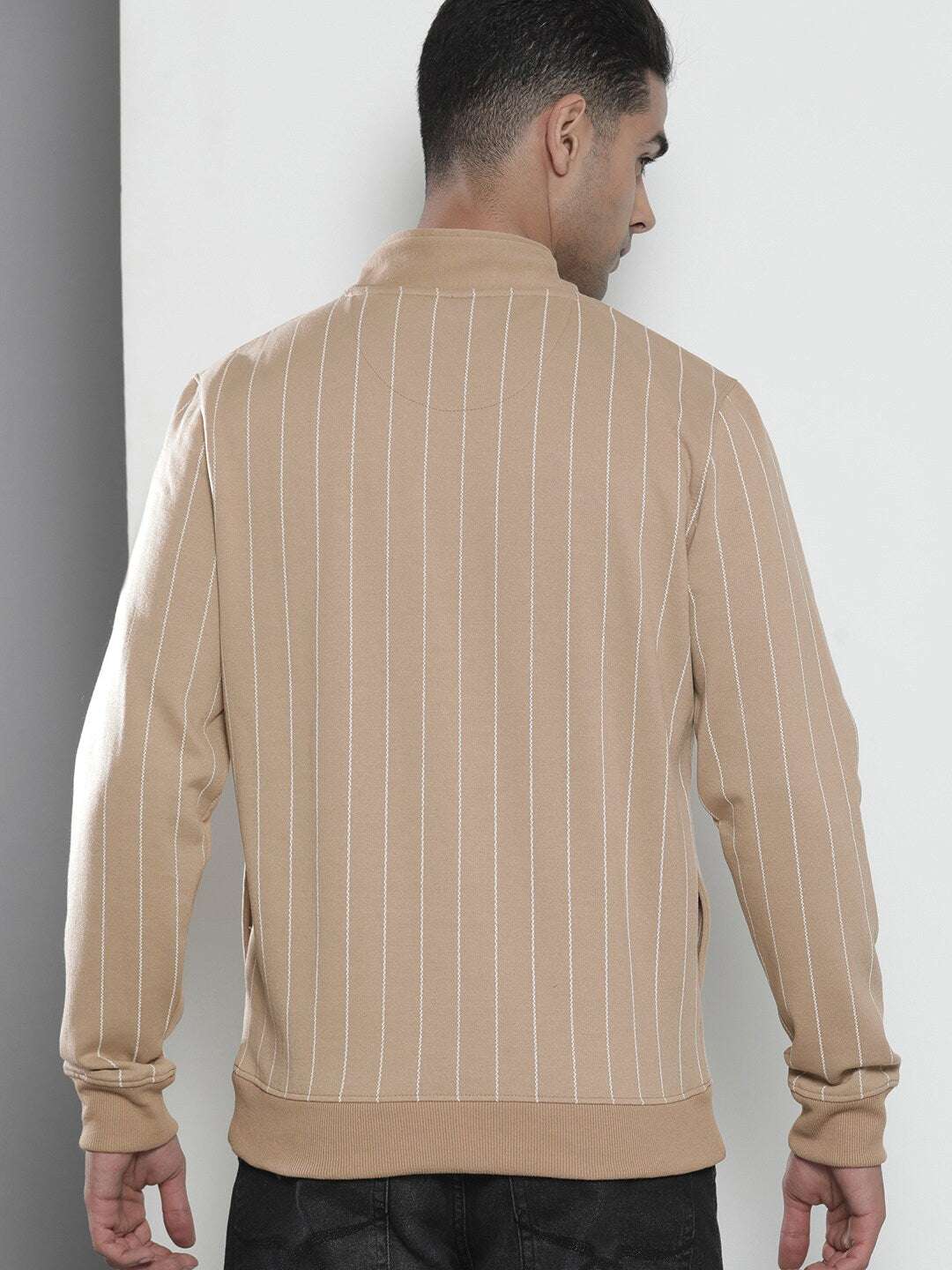 Men's Striped Regular Fit Sweatshirt