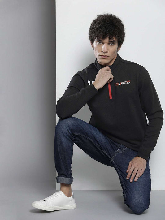 Men's Solid Regular Fit Sweatshirt