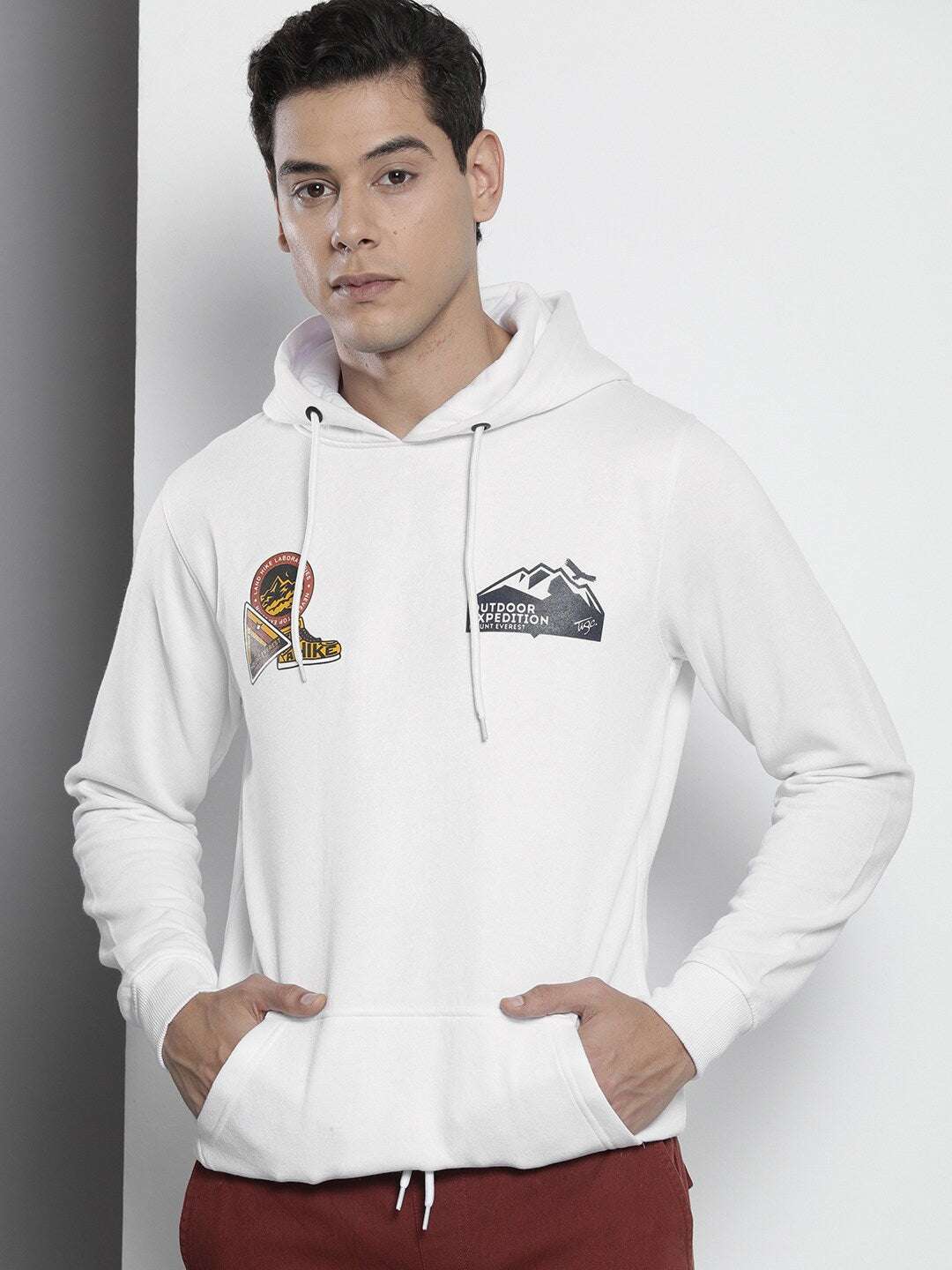 Men's Printed Regular Fit Sweatshirt