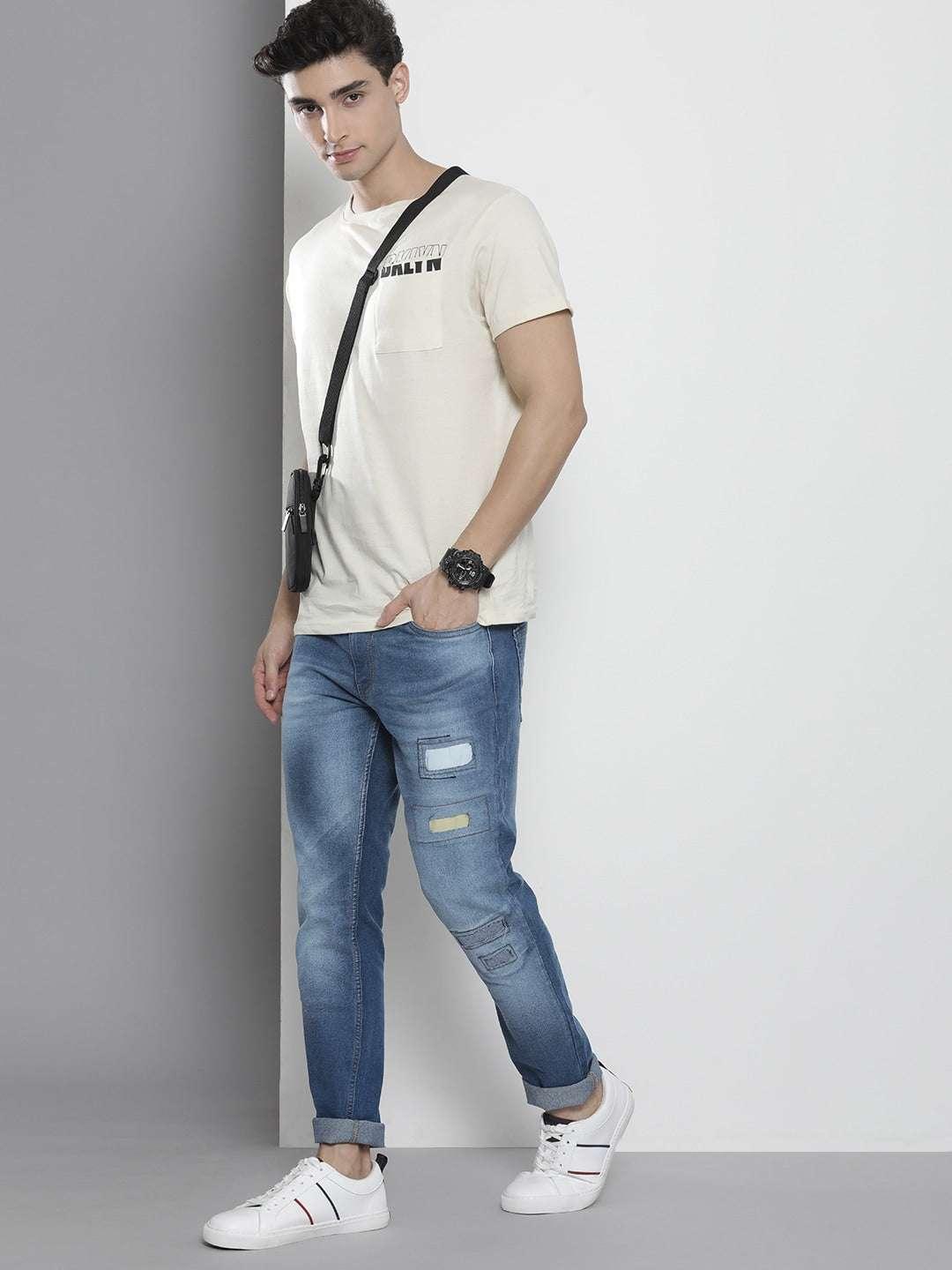 Men's Solid Jeans