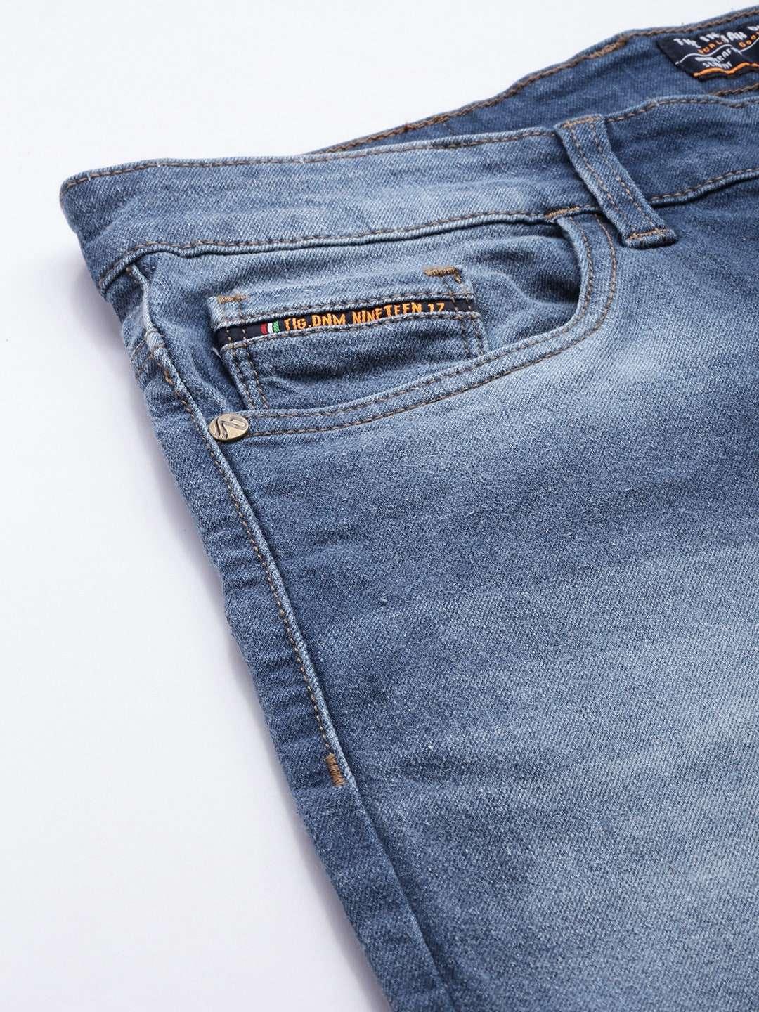 Men's Solid Jeans