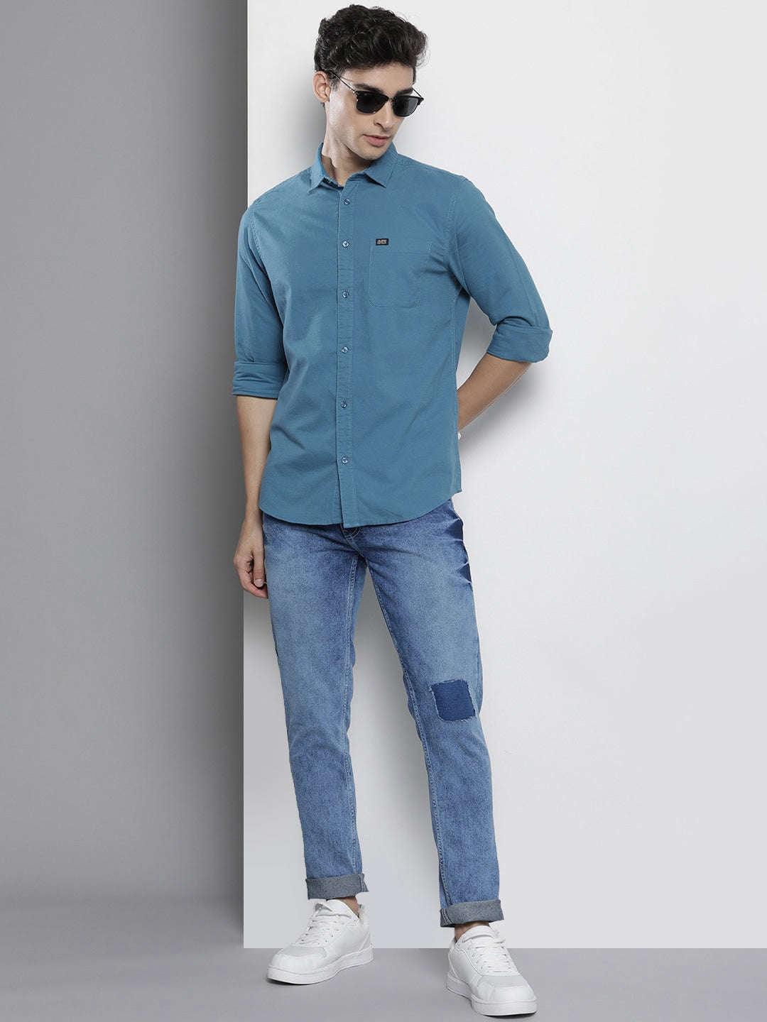 Men's Solid Jeans