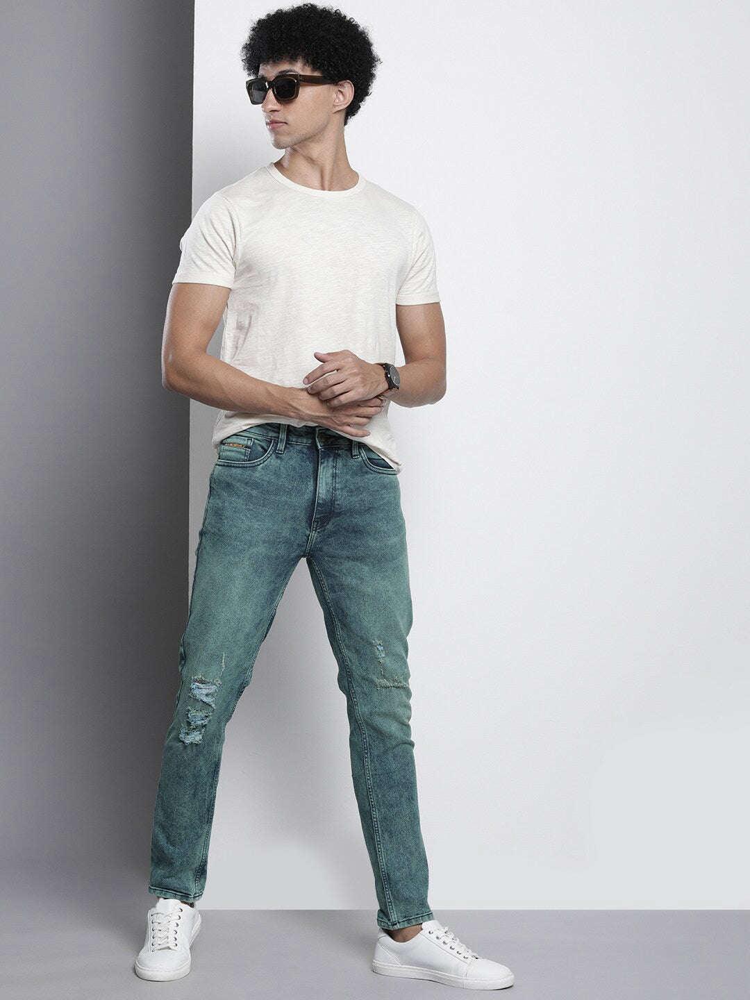 Men's Solid Jeans