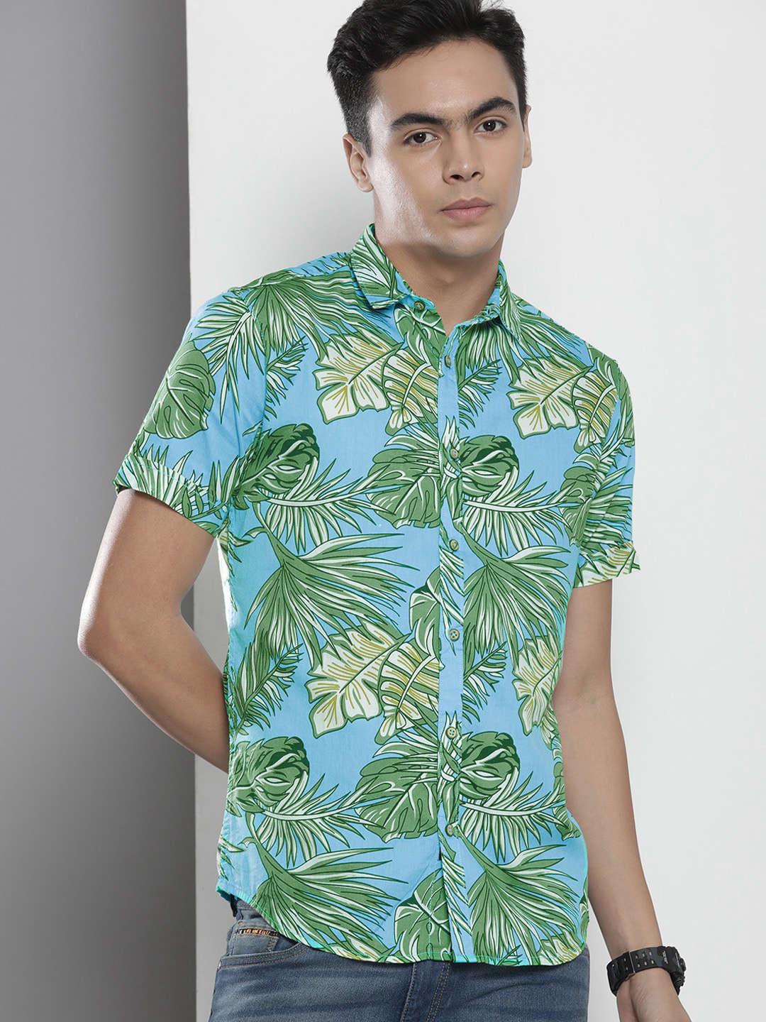 Men's Tropical Printed Shirt