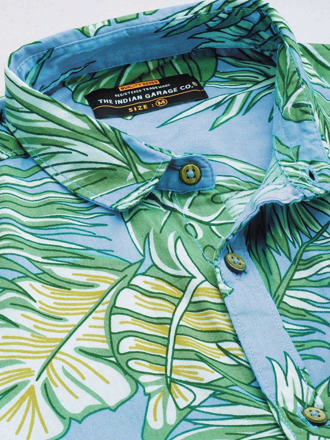 Men's Tropical Printed Shirt