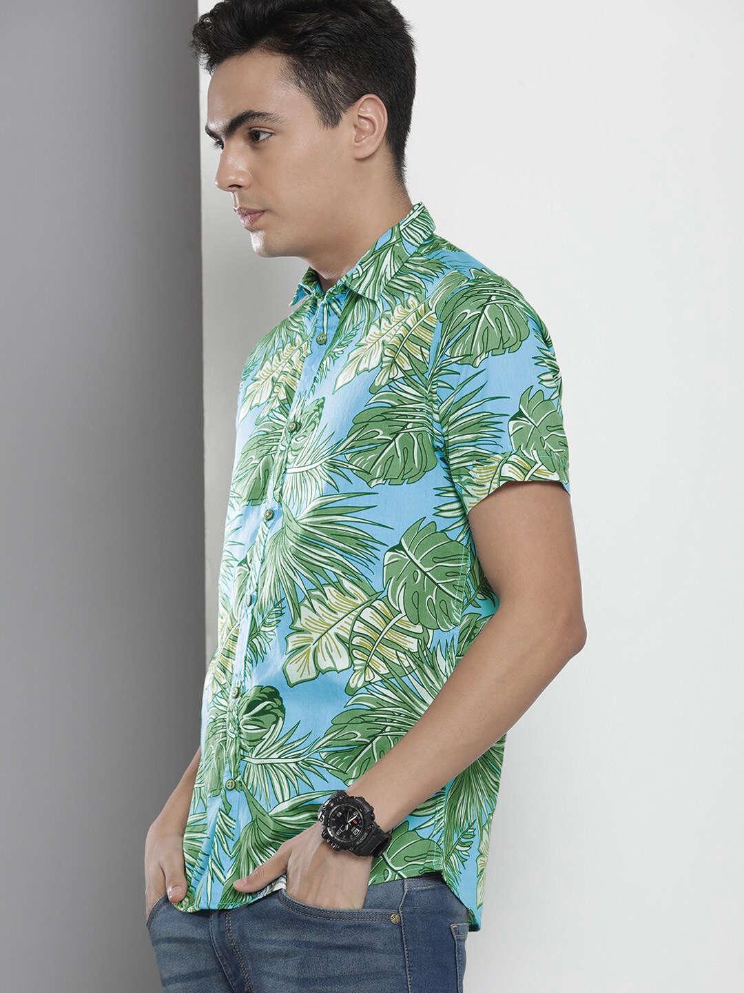 Men's Tropical Printed Shirt