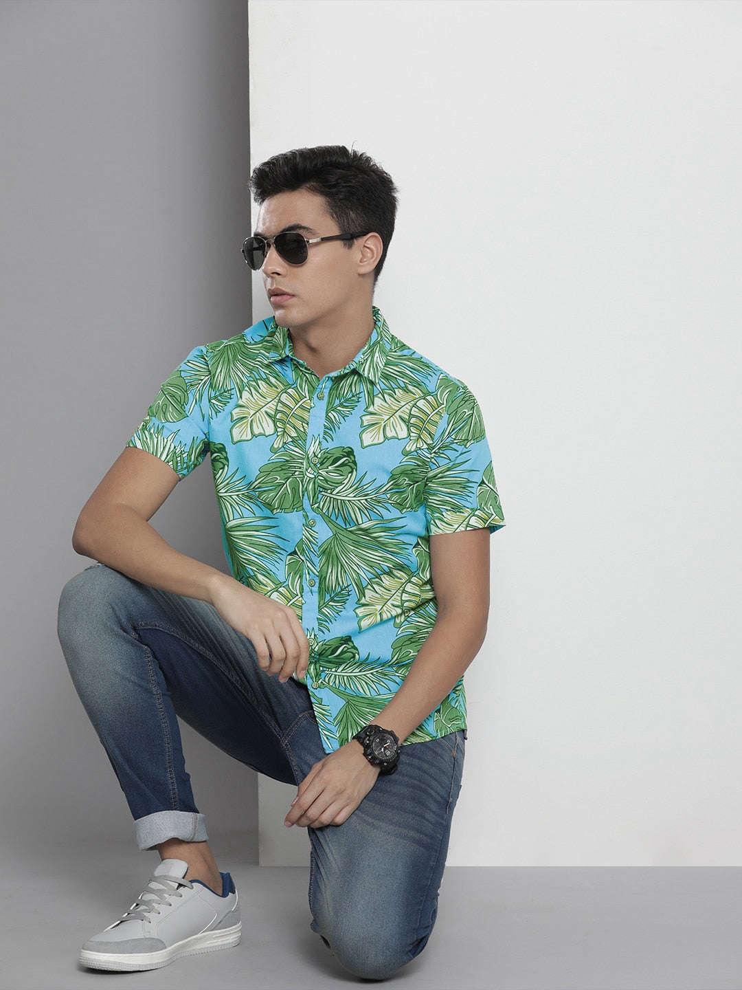 Men's Tropical Printed Shirt