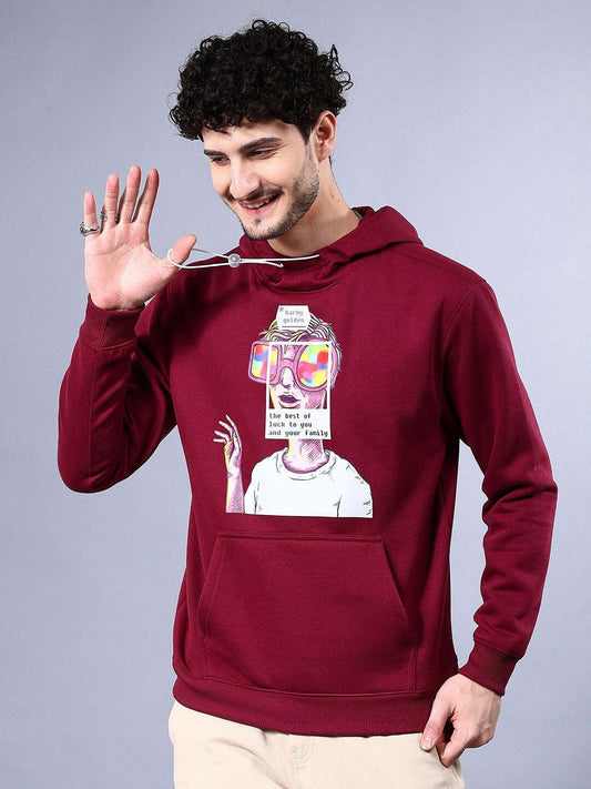 Men's Printed Relaxed Fit Sweatshirt