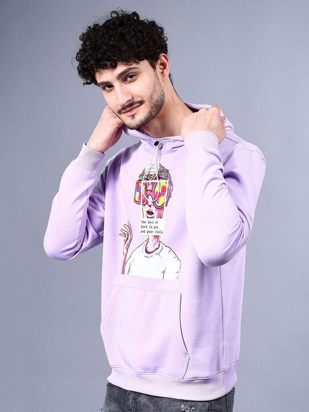 Men's Printed Relaxed Fit Sweatshirt