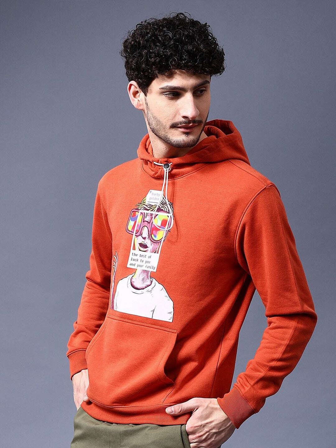 Men's Printed Relaxed Fit Sweatshirt