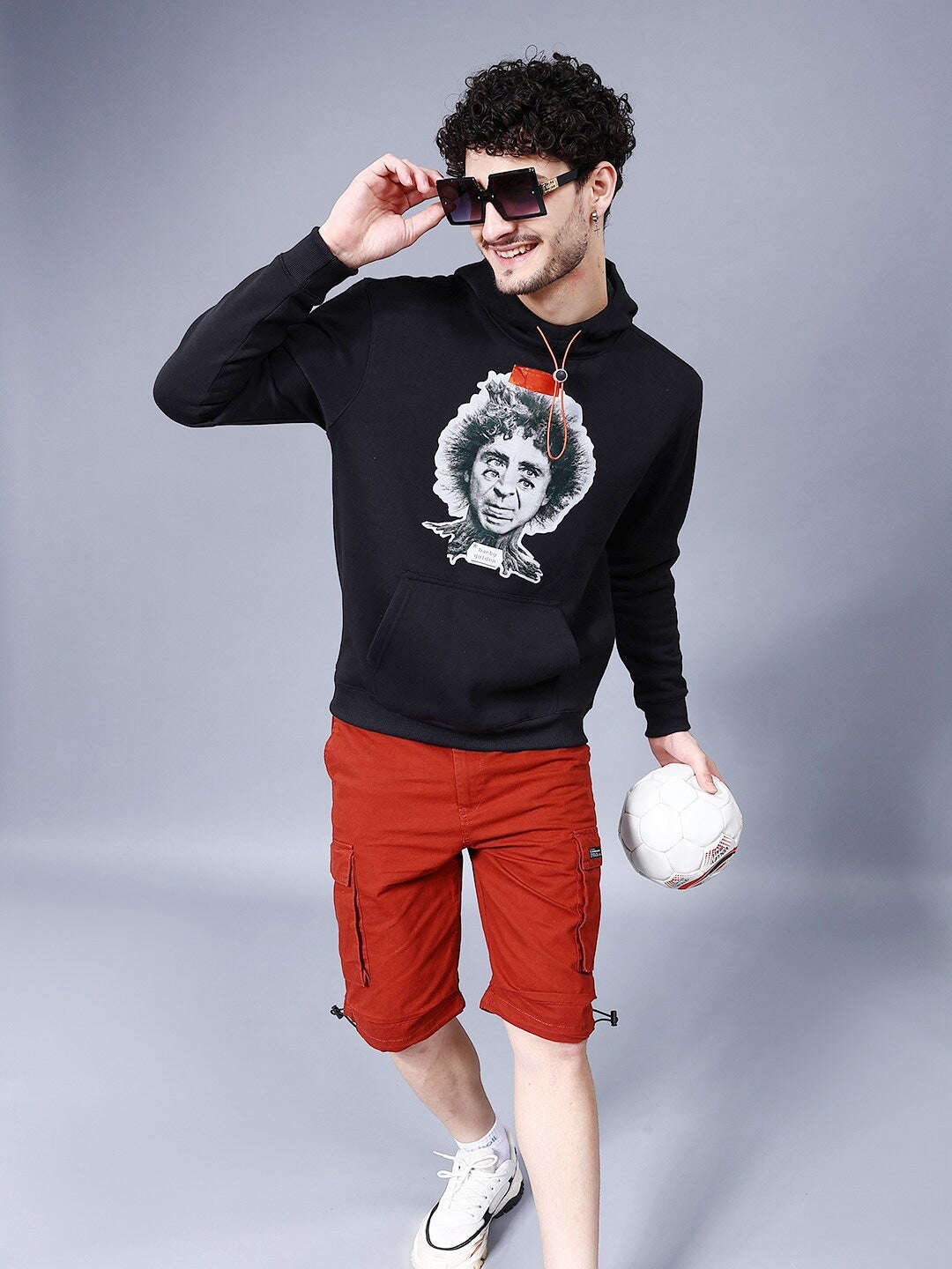 Men's Printed Relaxed Fit Sweatshirt