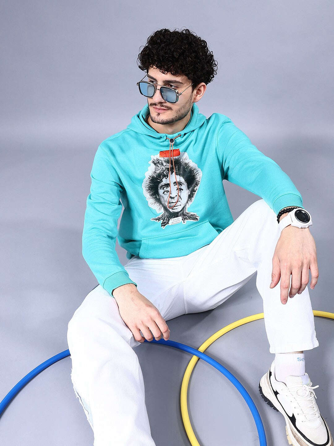 Men's Printed Relaxed Fit Sweatshirt