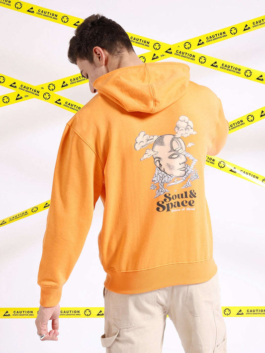 Men's Back Printed Oversized Sweatshirt