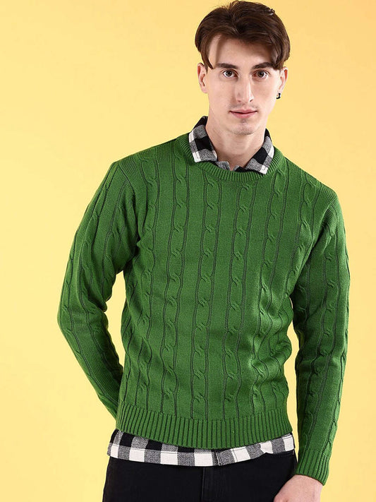 Men's Knitted Regular Fit Sweater