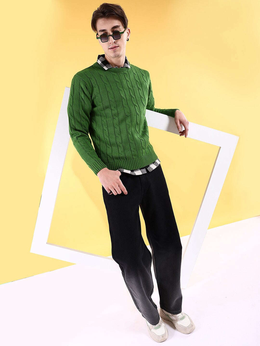 Men's Knitted Regular Fit Sweater