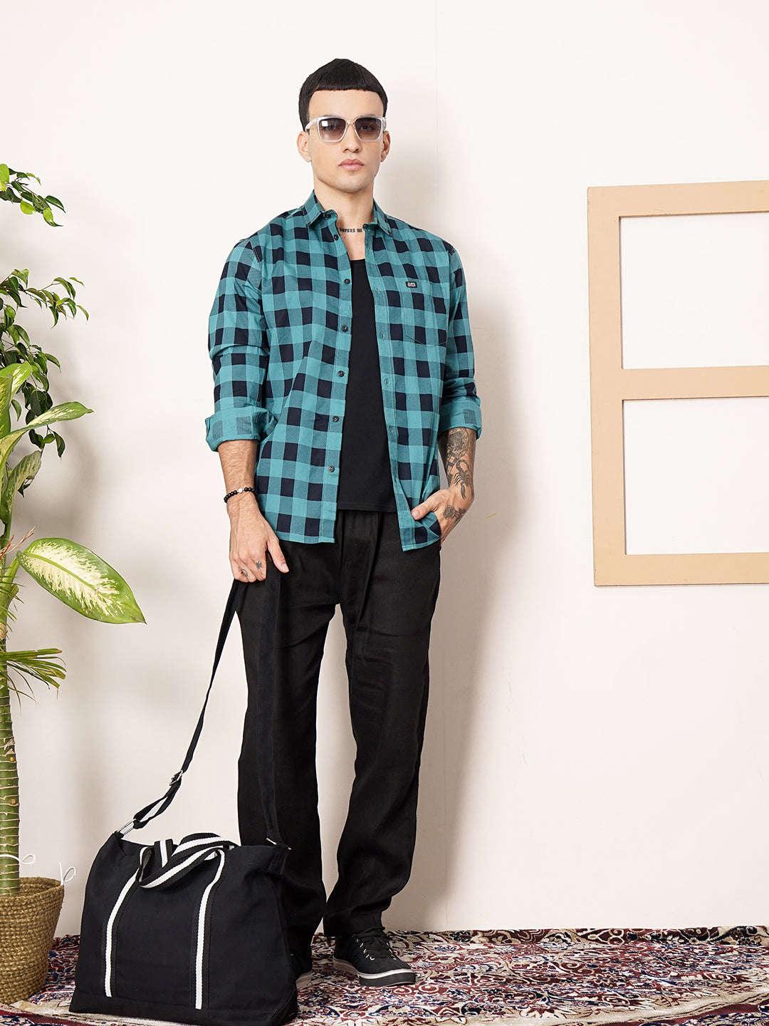 Men's Checked Casual Shirt