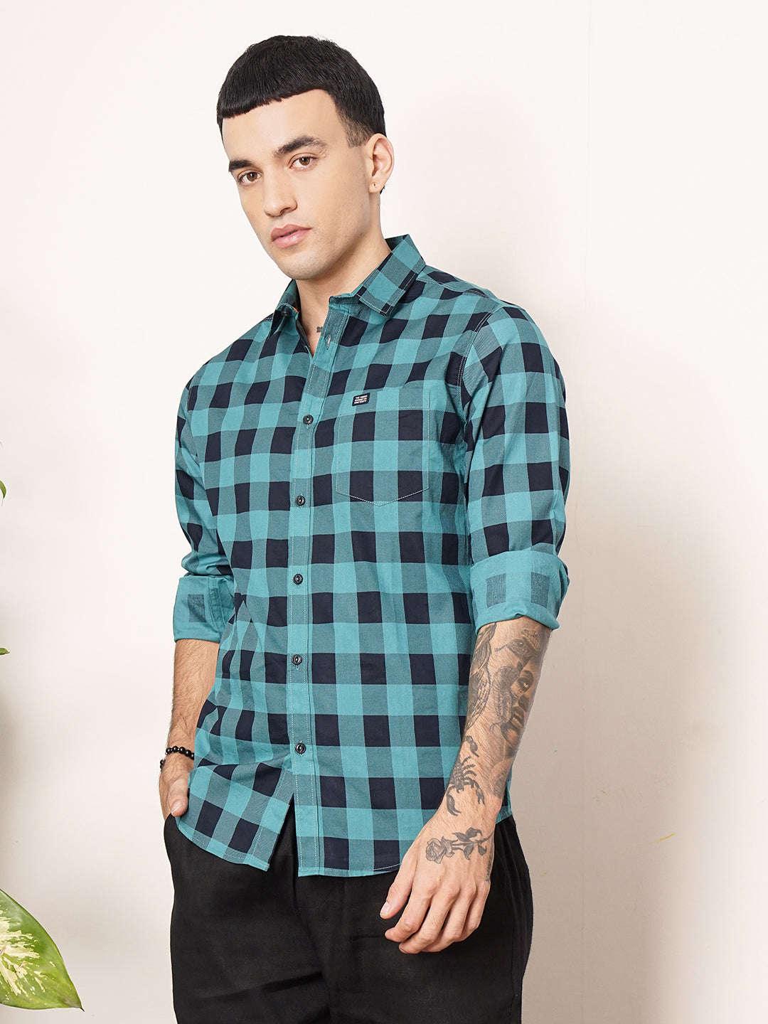 Men's Checked Casual Shirt