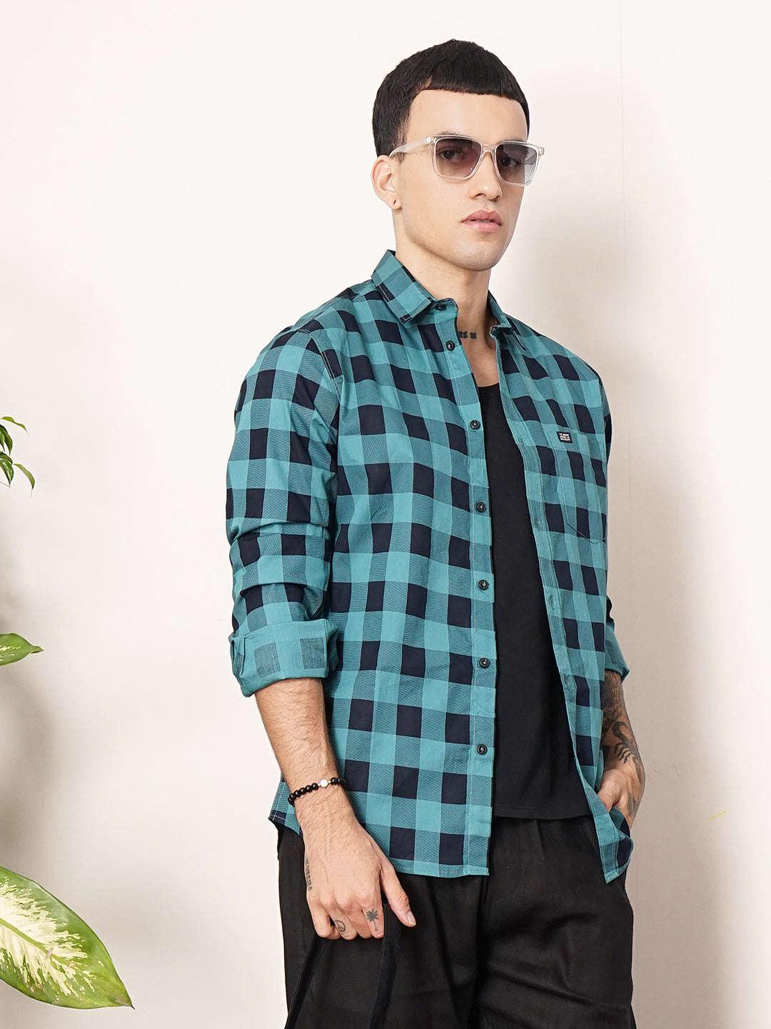 Men's Checked Casual Shirt