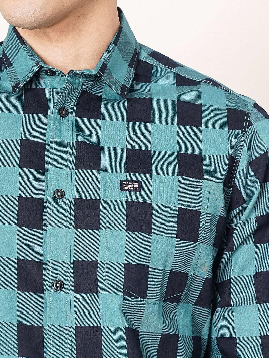 Men's Checked Casual Shirt