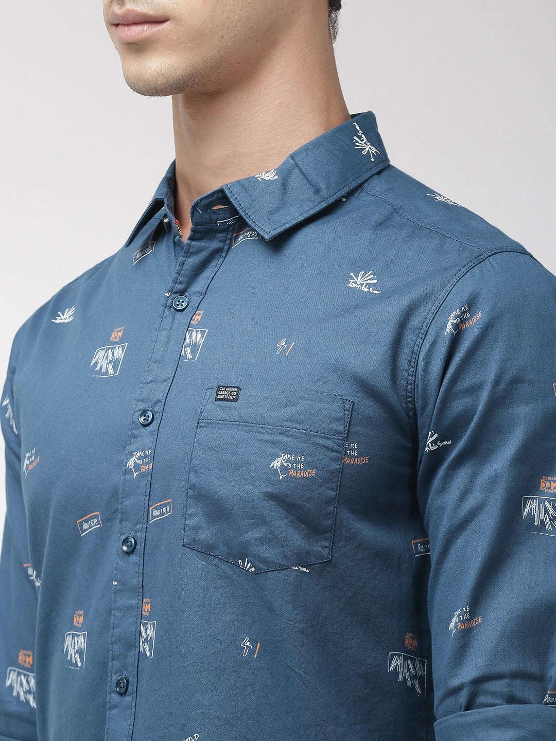 Men's Casual Printed Shirt