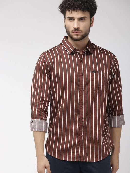 Men's Casual Striped Shirt