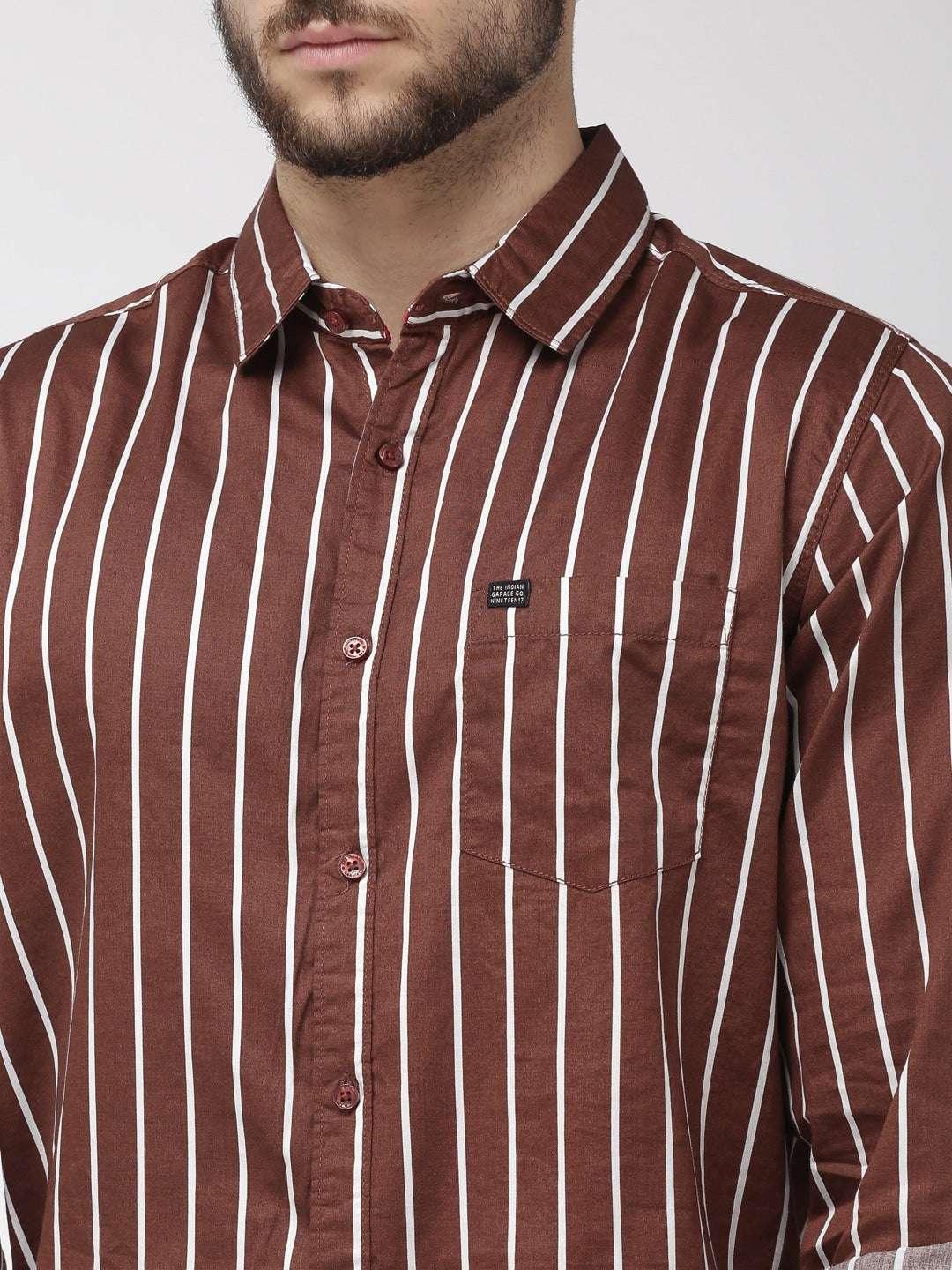 Men's Casual Striped Shirt