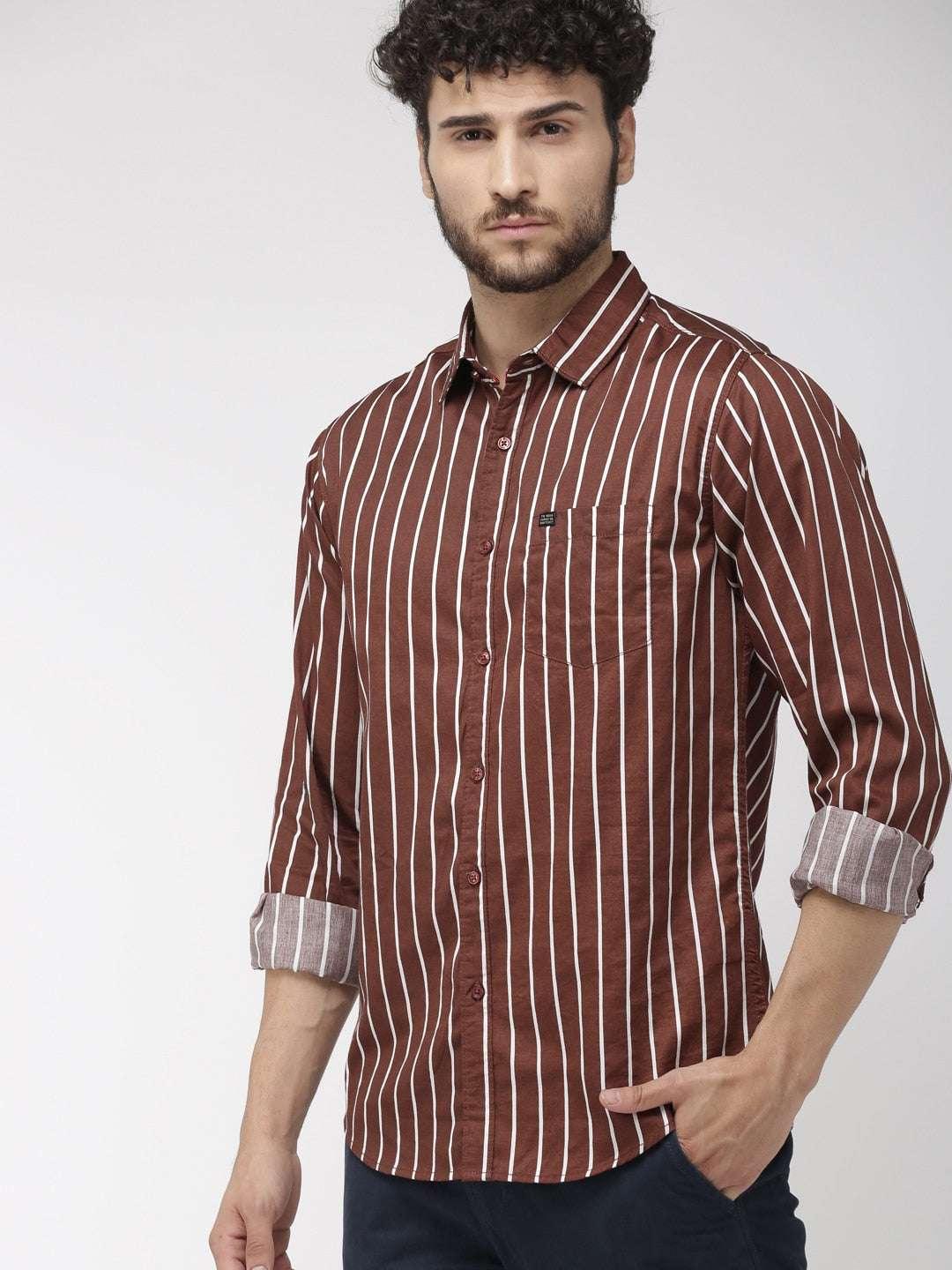 Men's Casual Striped Shirt