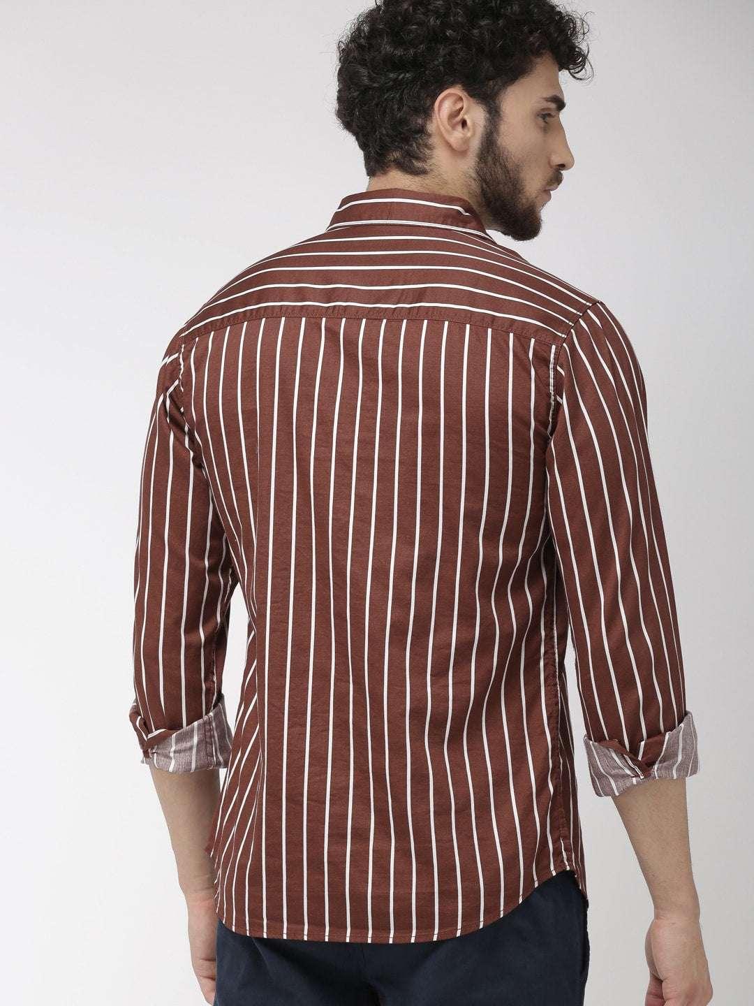 Men's Casual Striped Shirt