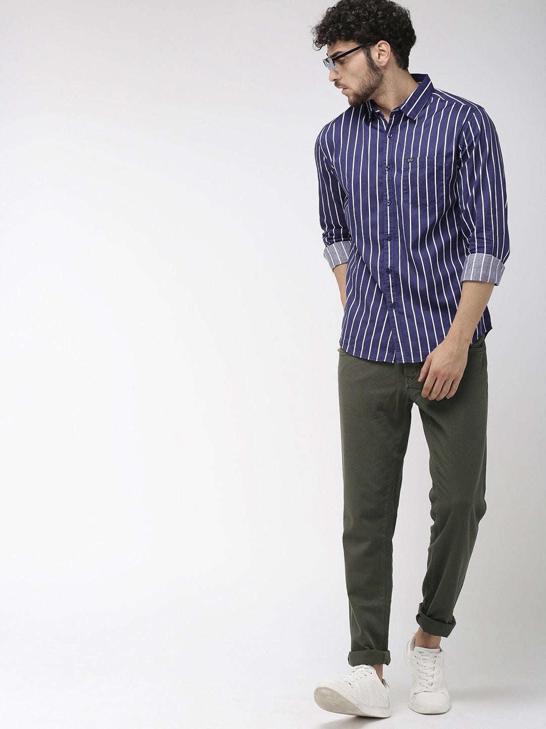 Men's Casual Striped Shirt