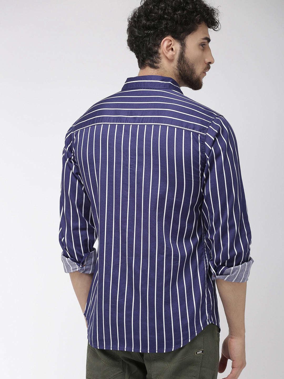 Men's Casual Striped Shirt