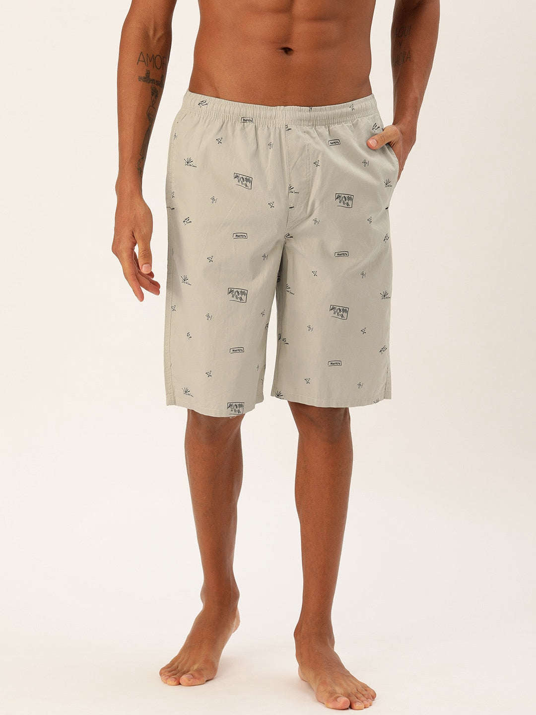 Men's Graphic Printed  Boxers