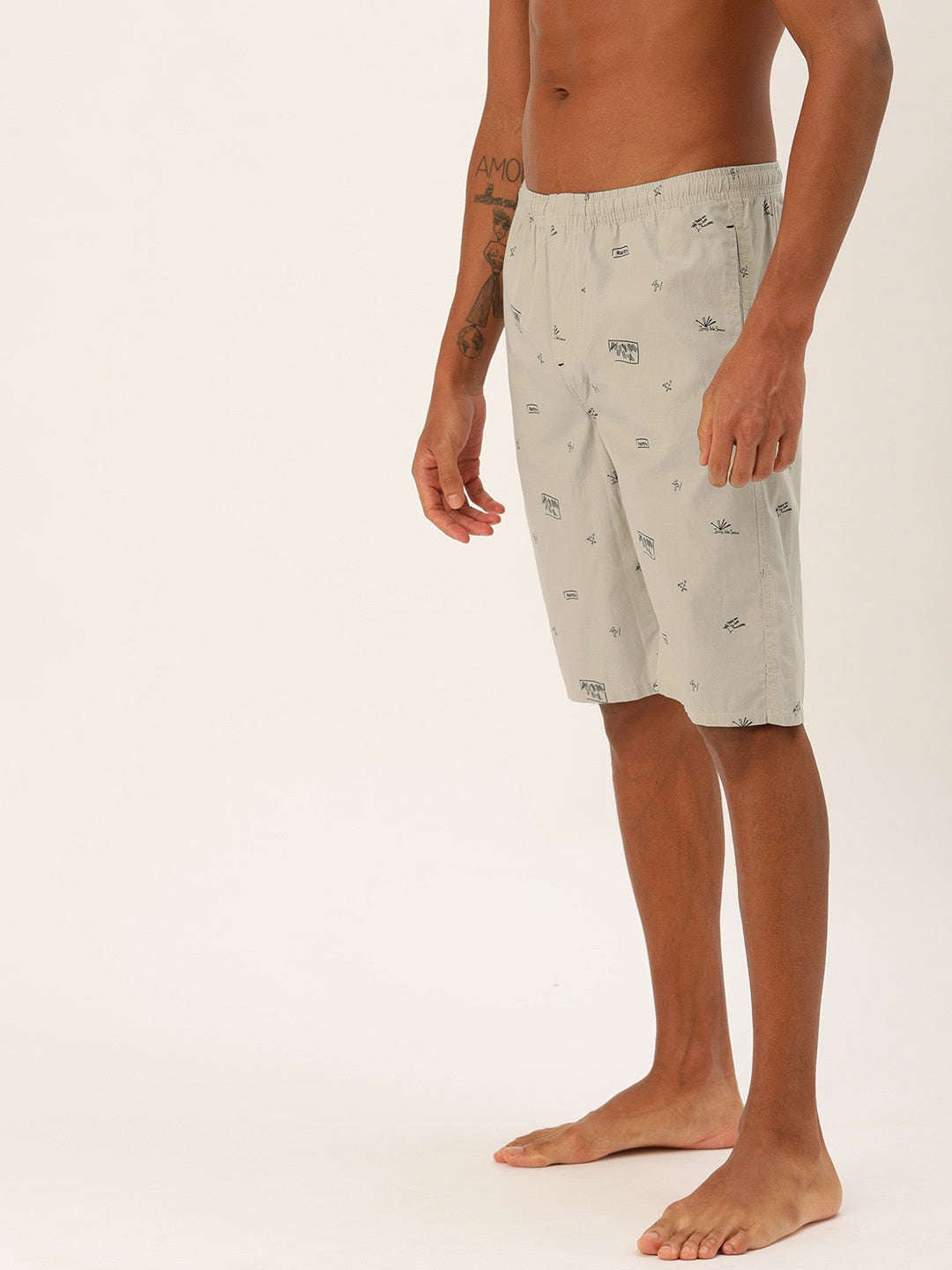 Men's Graphic Printed  Boxers