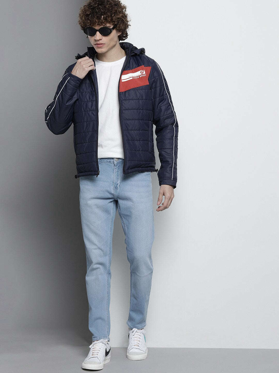 Men's Colourblocked Casual Jacket