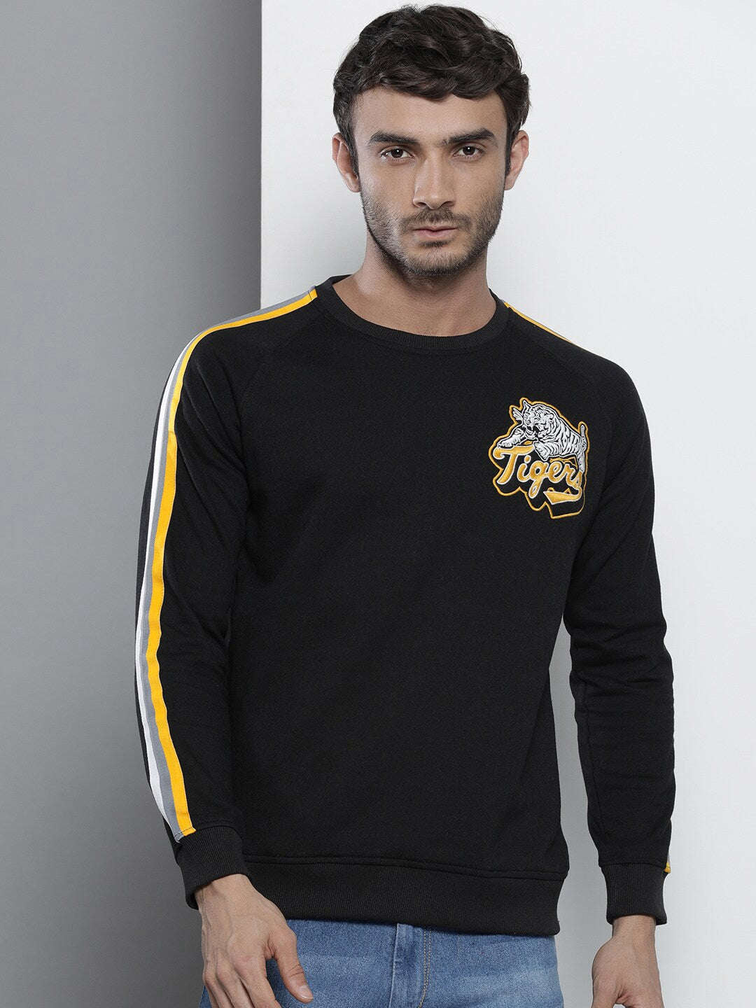 Men's Solid Regular Fit Sweatshirt