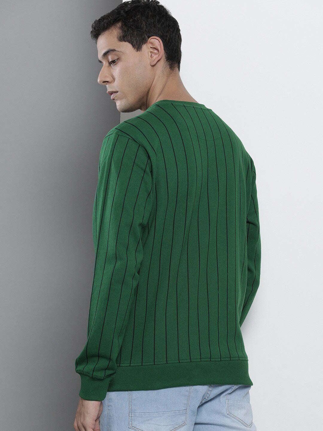 Men's Striped Regular Fit Sweatshirt