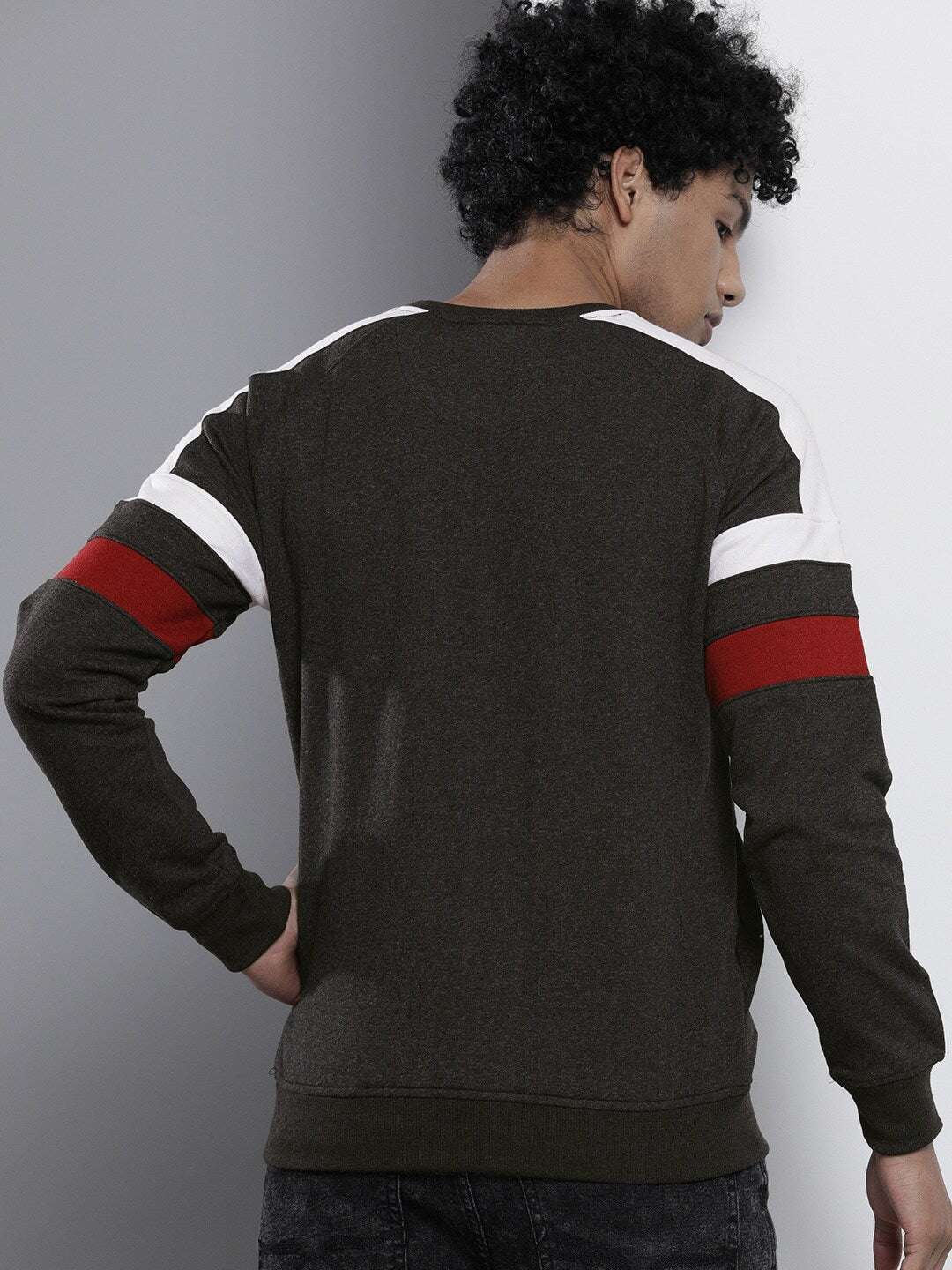 Men's Embroidered Regular Fit Sweatshirt