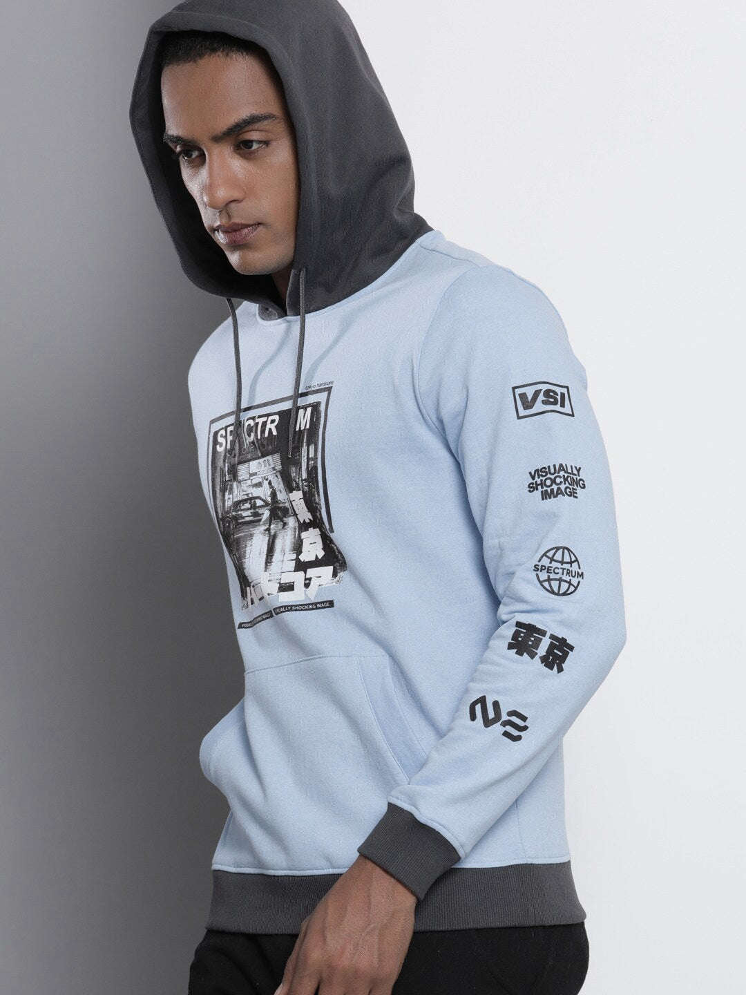 Men's Printed Regular Fit Sweatshirt