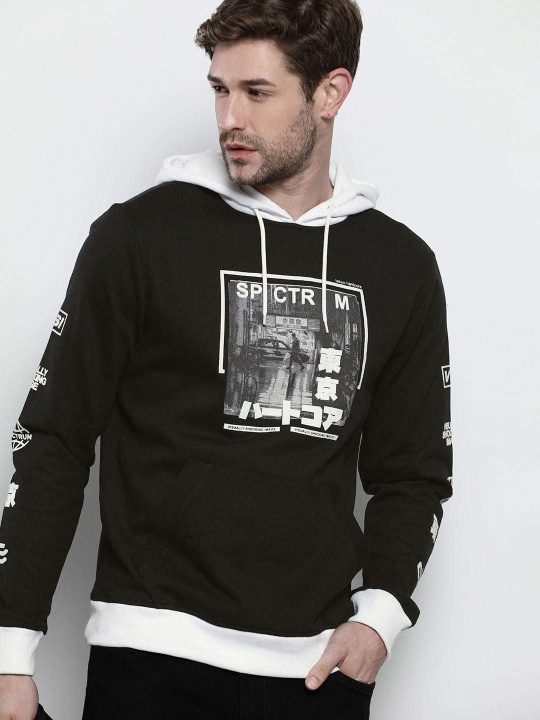 Men's Printed Regular Fit Sweatshirt