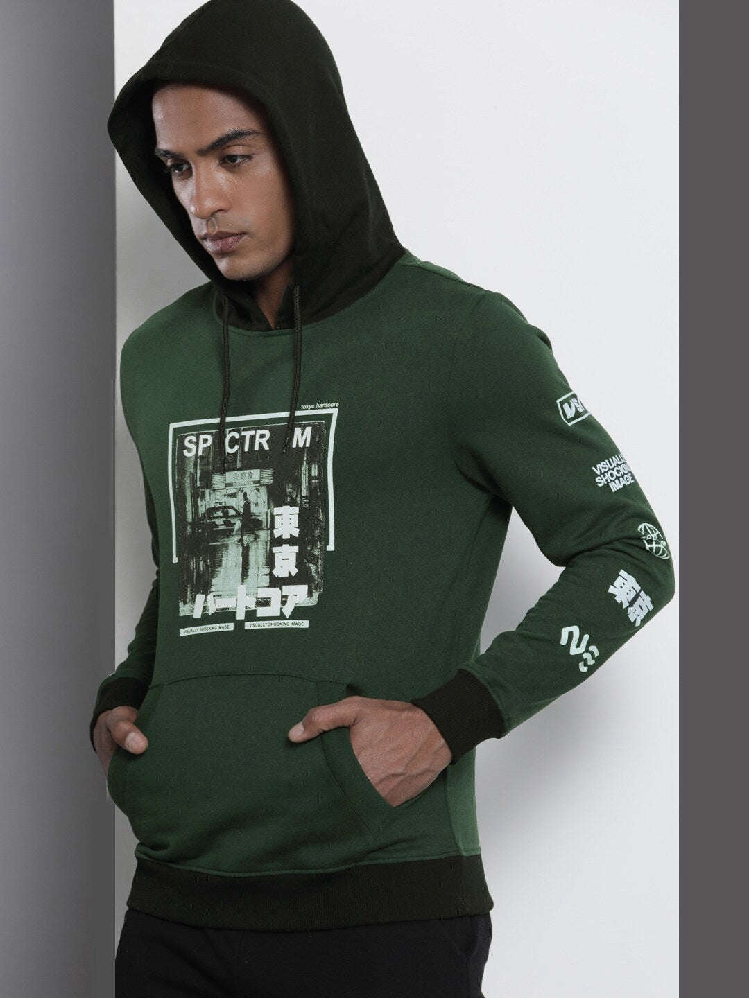 Men's Printed Regular Fit Sweatshirt